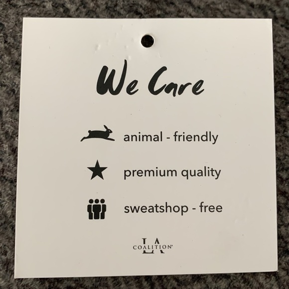 LA Coalition Faux Suede jacket New with Tags, light lavender/gray. Gorgeous! - Picture 7 of 7